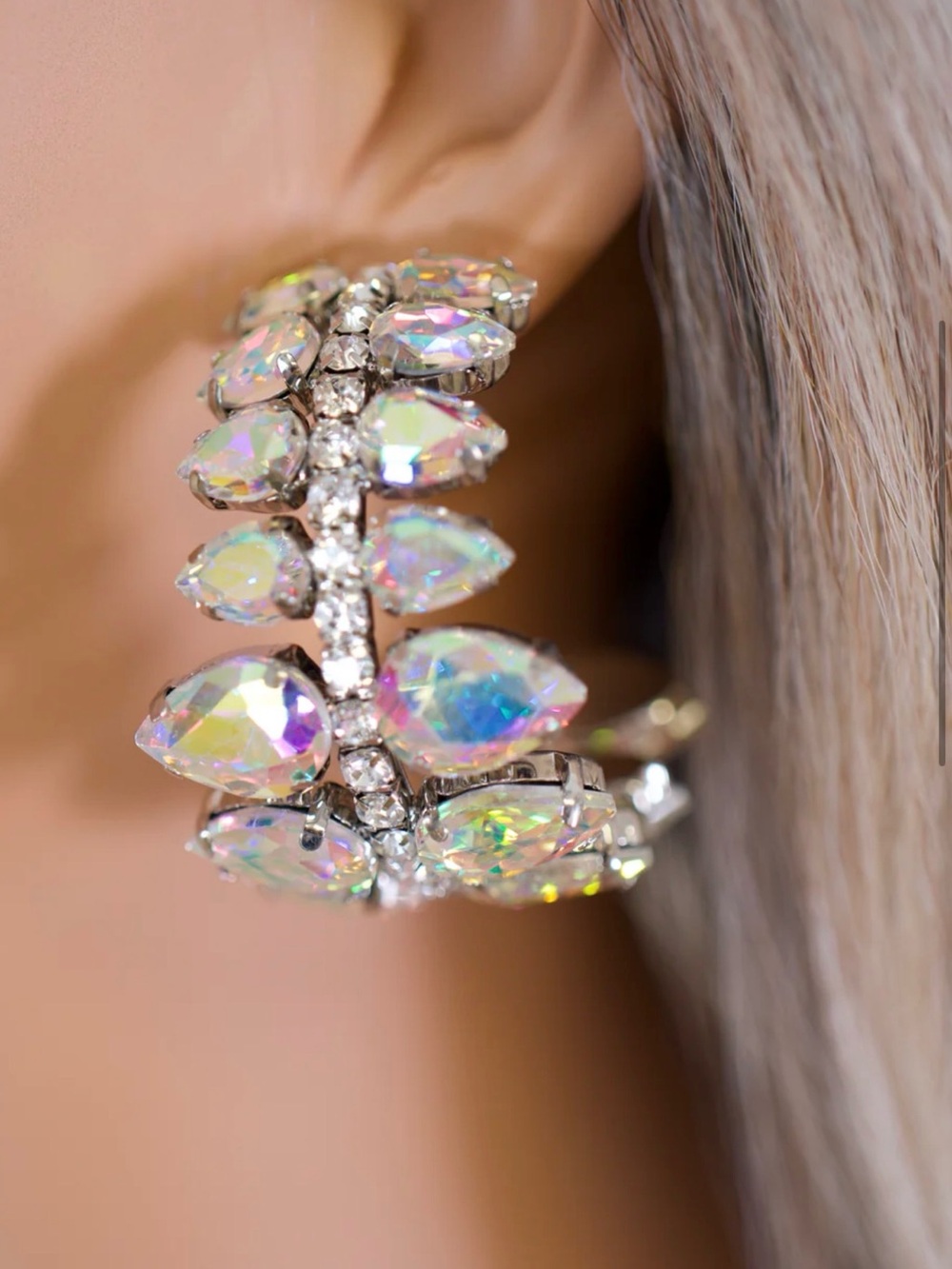 Iridescent Vine Earrings JW290; NWT